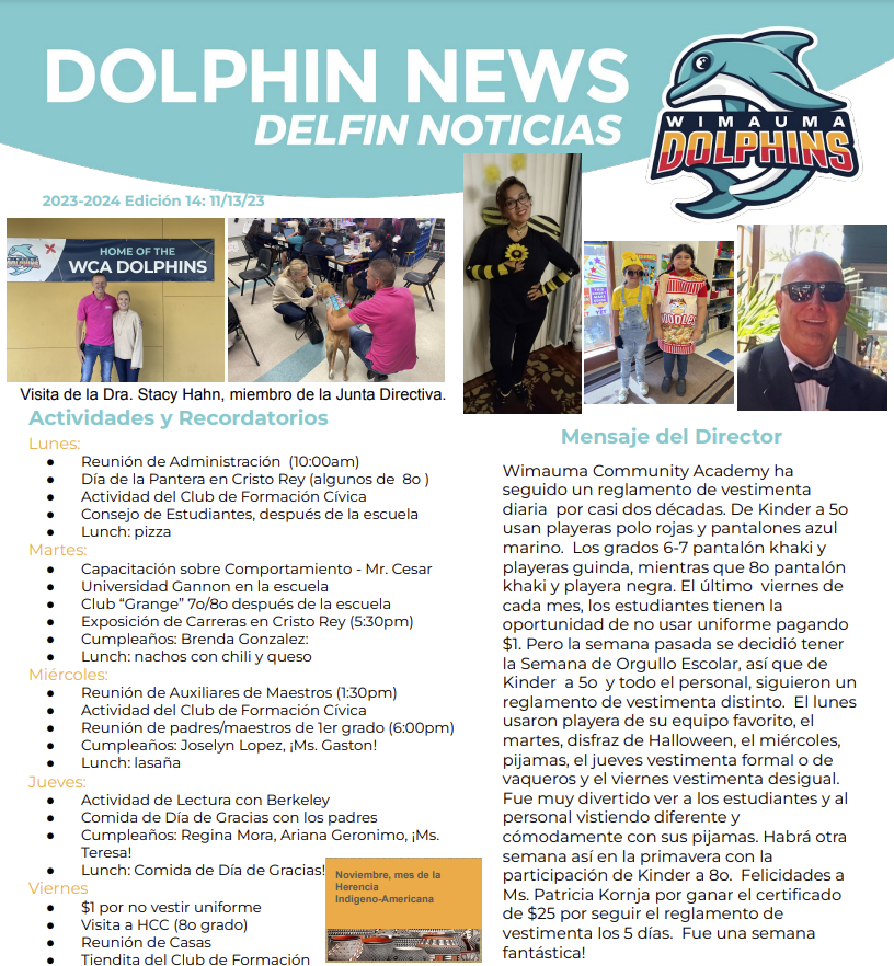 Dolphin News Week of November 13, 2023 Sp